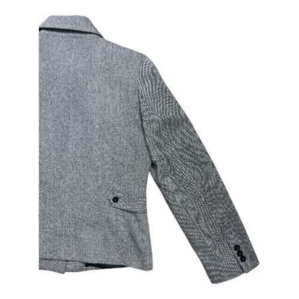 Liz Claiborne Women Grey Tweed Wool Blend Pant Suit Set Size 8 Lined Office - Picture 7 of 14